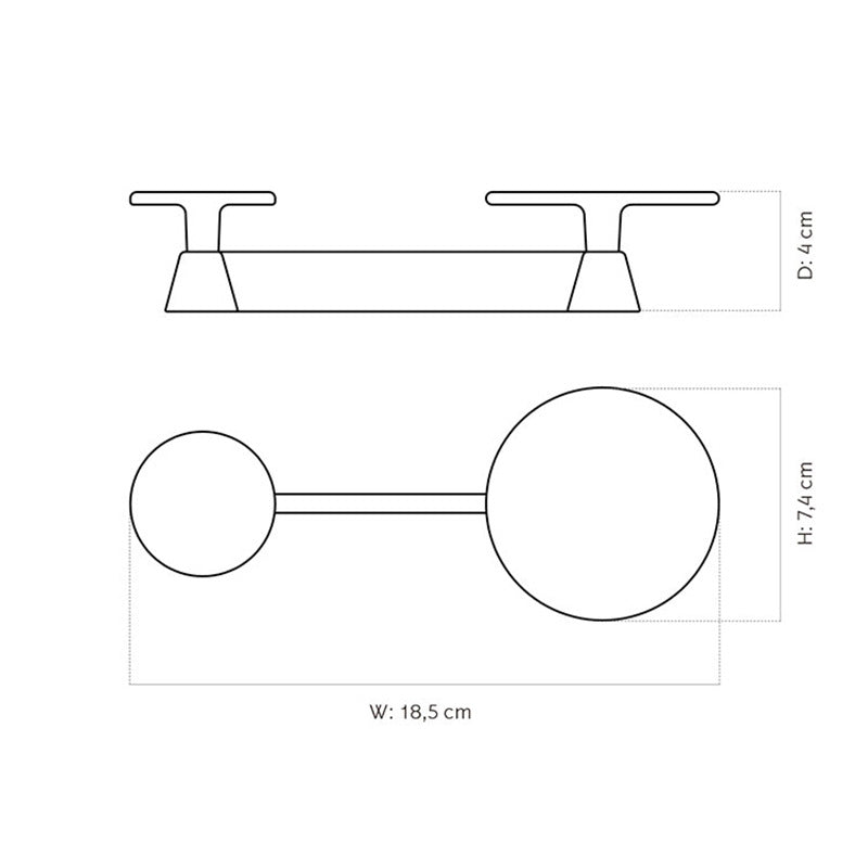 Copper Clothes Hook Single Nordic Wall Mount Coat Hanger Home Decor
