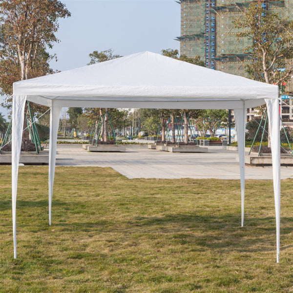 3-Sided Waterproof Event Tent - White, 3x3m