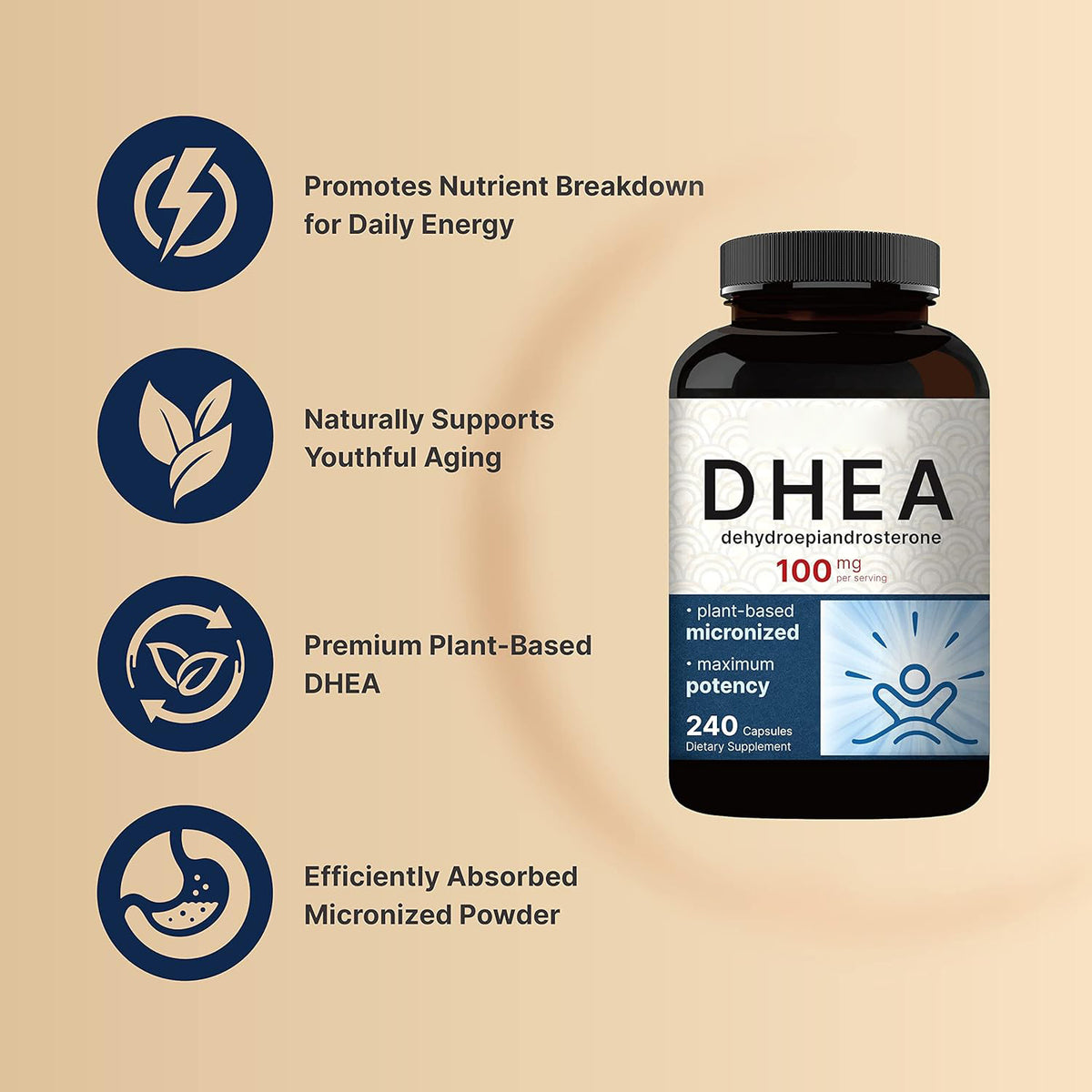 240 Tablets Health Supplement Bottle