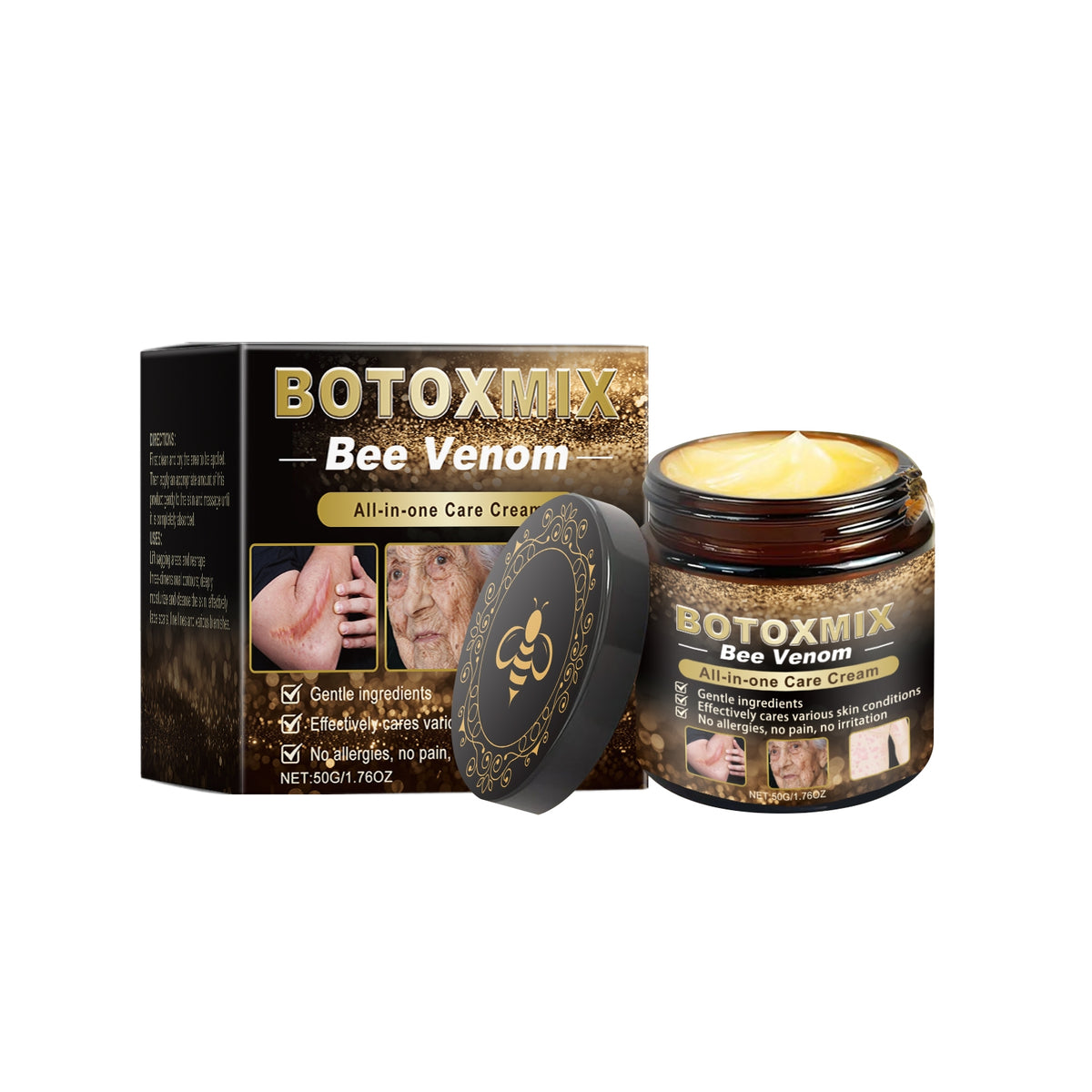 Lifting and Firming Neck Cream with Peptides and Bee Venom - 50g