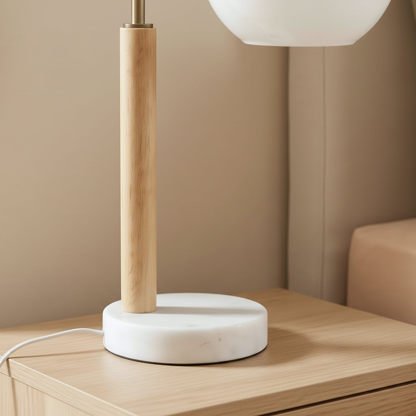 Bedroom Table Lamp Nordic Home Creative Romantic Warm Marble Study