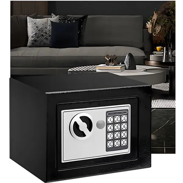 Fireproof Safe Box with Digital Lock, Wall Mountable Security Safe for Documents & Money