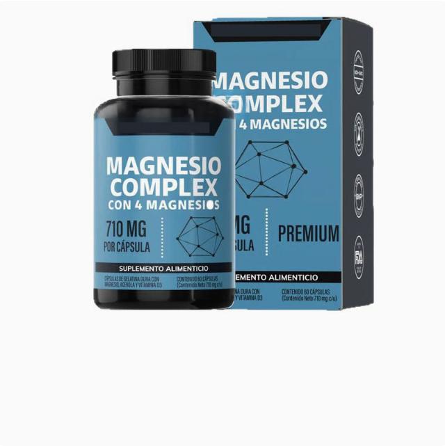 Magnesium Complex Capsules - Supports Daily Wellness with Magnesium Citrate & Glycinate - 60 Tablets