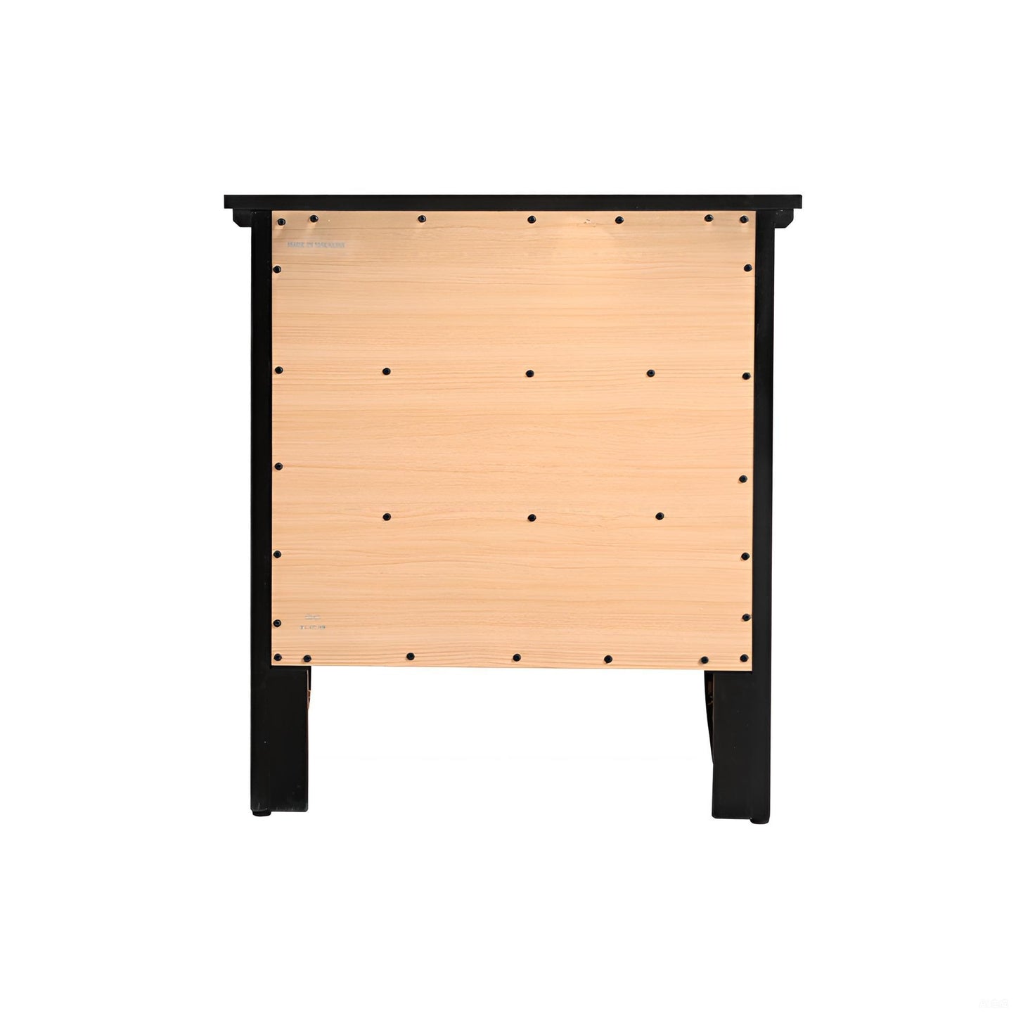Chic Black Casual Nightstand For Bedrooms