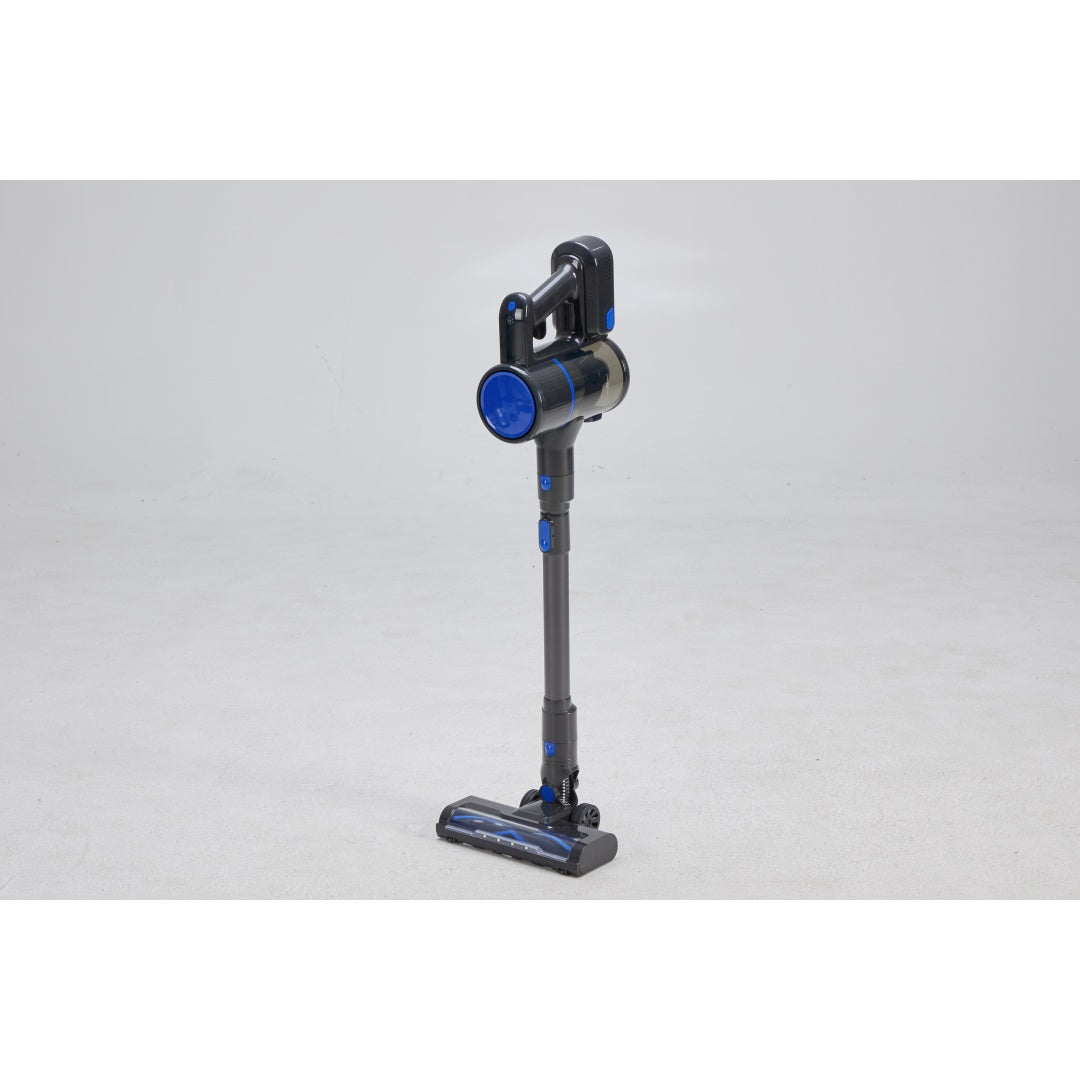 Cordless Stick Vacuum Cleaner with LED Light - Black & Blue
