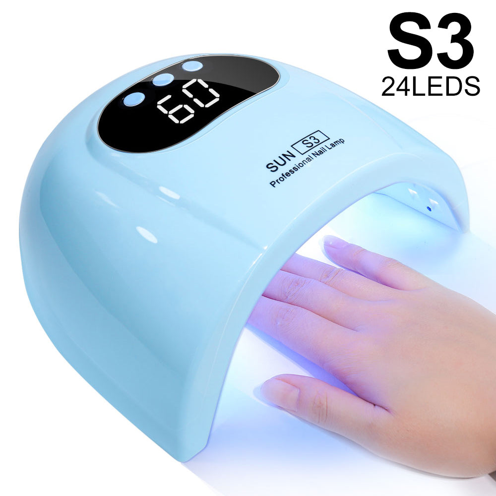 Professional UV LED Nail Lamp - Fast Curing Gel Polish Dryer with Timer