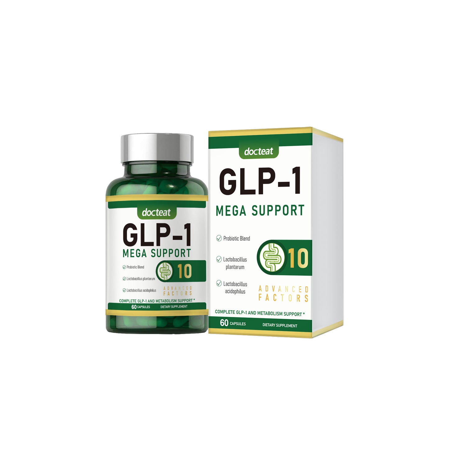 Dietary Supplement with Alpha-Lipoic Acid & Probiotics - 60 Capsules