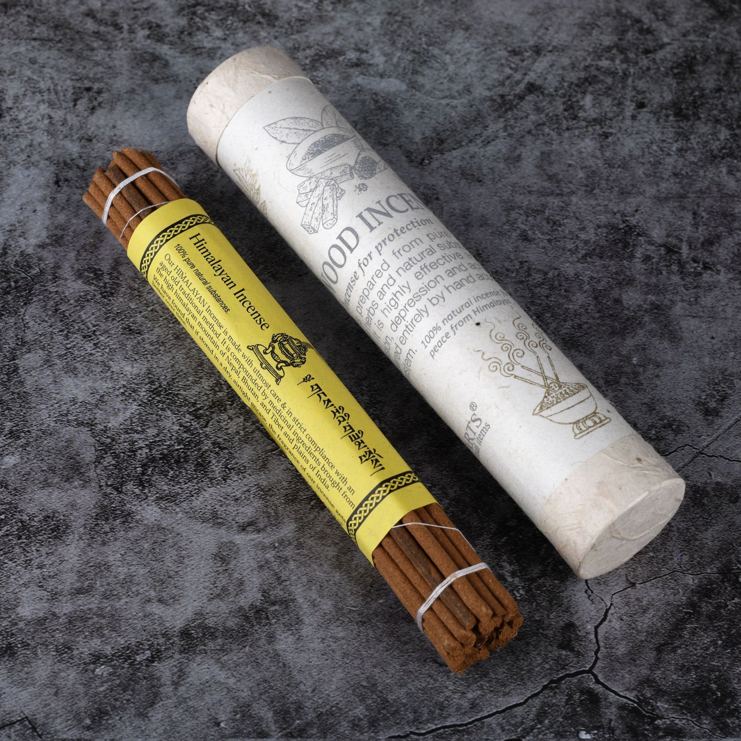Himalayan Art Yoga Barrel Meditation Joss Stick Set - 30 Fragrant Incense Sticks