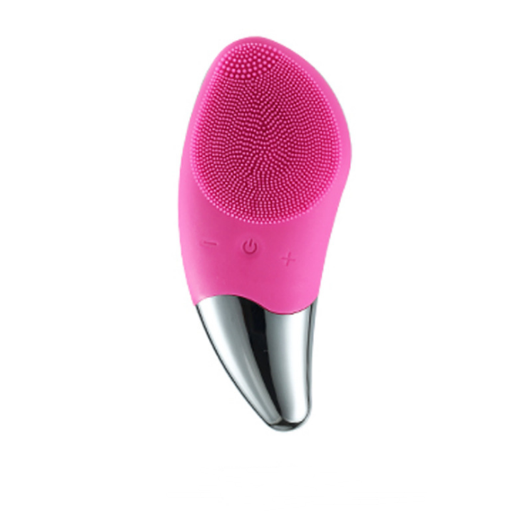 Ultrasonic Facial Cleansing Brush - Silicone Skin Care Device with 2 Sets