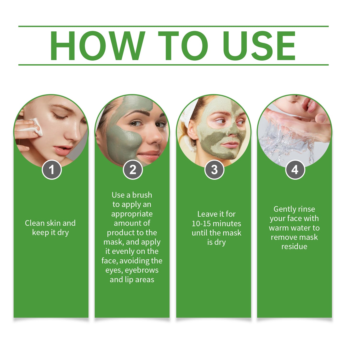 Dead Sea Mud Facial Mask - Pore Cleansing, Oil Control & Skin Brightening