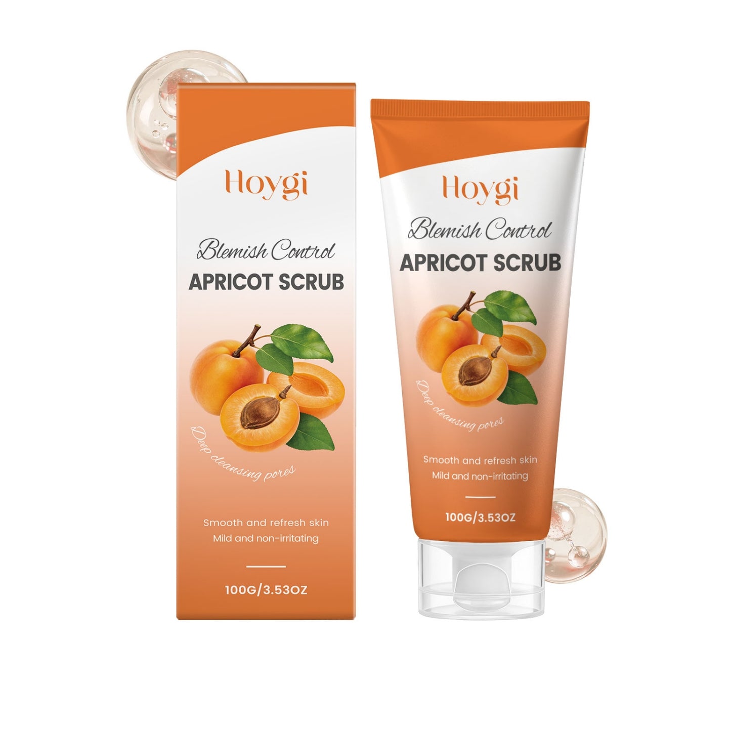 Apricot Scrub for Blemish Control 100g Facial Exfoliant