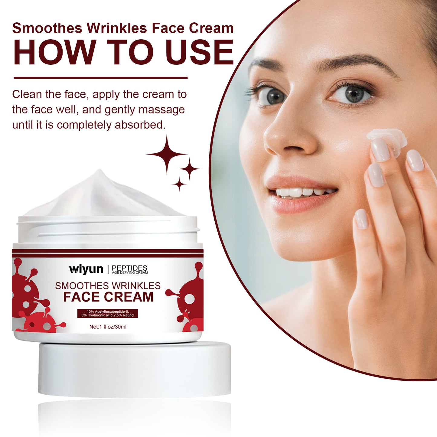 Retinol Firming Face Cream - Anti-Aging Wrinkle & Fine Line Repair