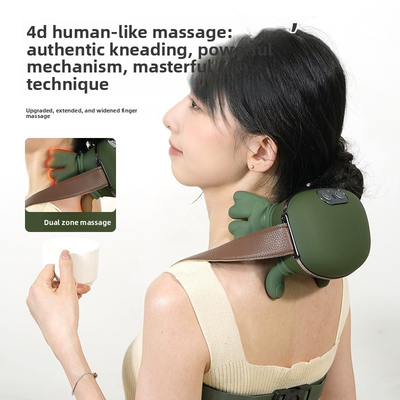 Neck & Shoulder Massage Tool for Cervical Relief - Green