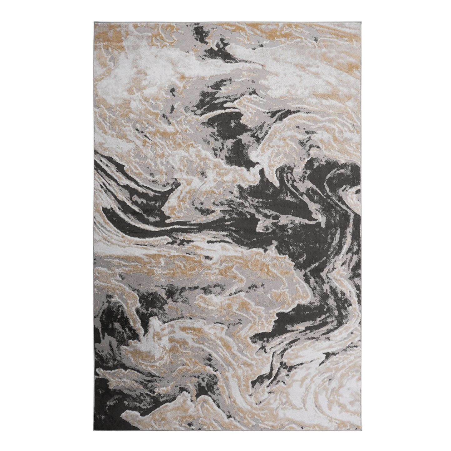 PAYAS 2X3 Grey Abstract Doormat Rug