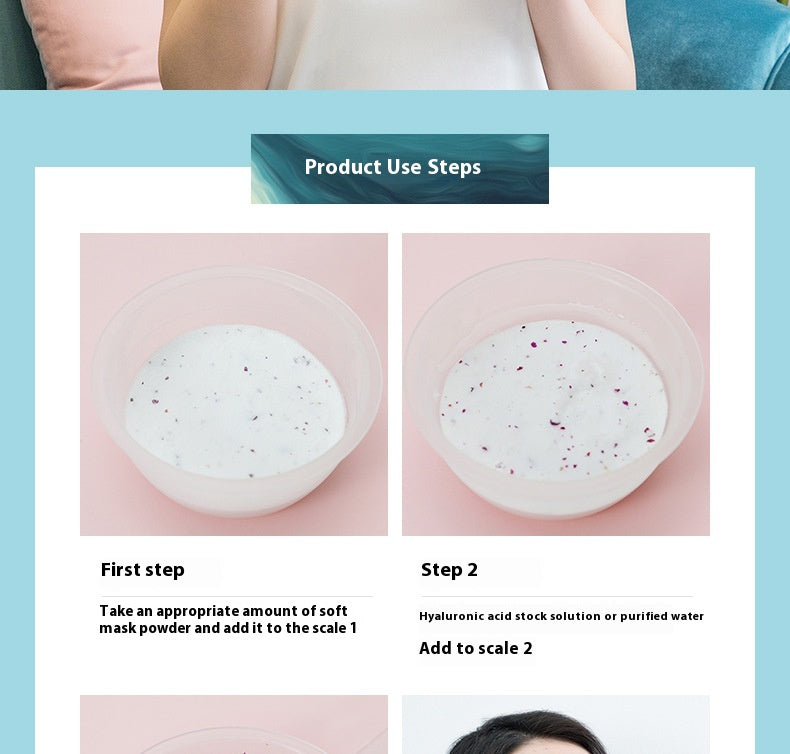 Moisturizing Facial Mask Powder - Pore Shrink, Brighten & Deep Cleansing
