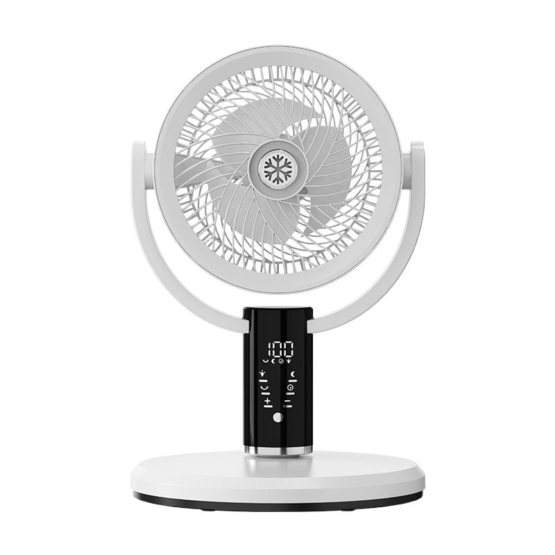 Rechargeable Desktop Floor Fan with Oscillation and Remote Control