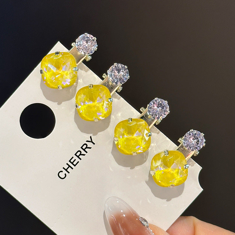 Crystal Duckbill Barrette Hairpin