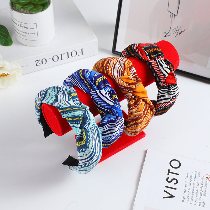 Cute Satin Wide-Brim Headband for Children and Adults - Multiple Colors