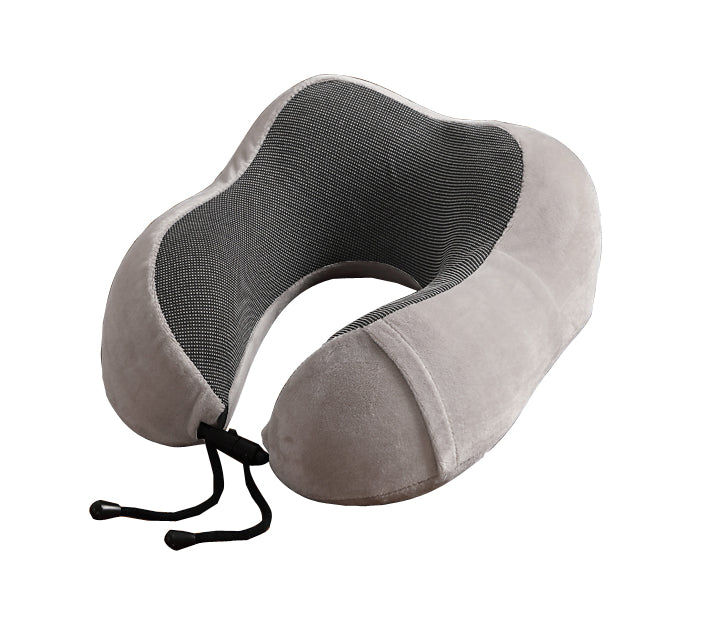 Memory Cotton U-Shaped Pillow - Pink Comforter for Rest & Support