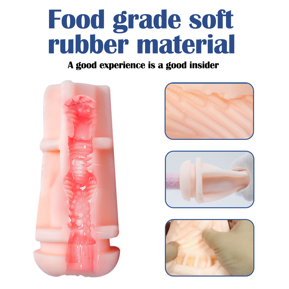 Discreet Premium Stroker - Main Squeeze with Twist End Cap - Vanilla