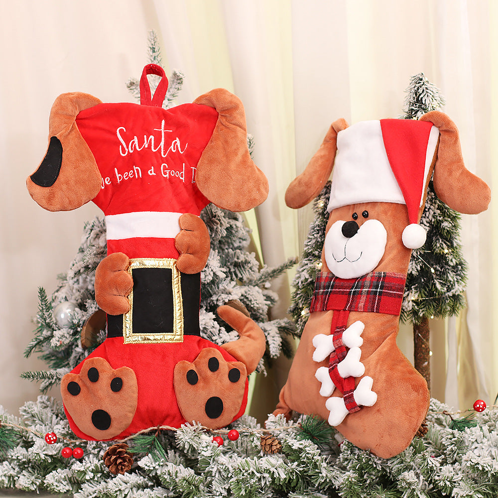 Christmas Stockings Set - Cute Cartoon Designs for Holiday Decor