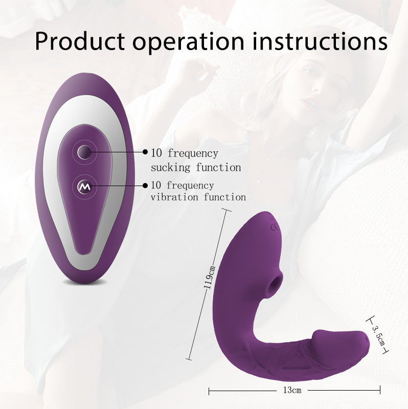 Silent Mini Bullet Vibrator for Women - 10 Modes, Purple