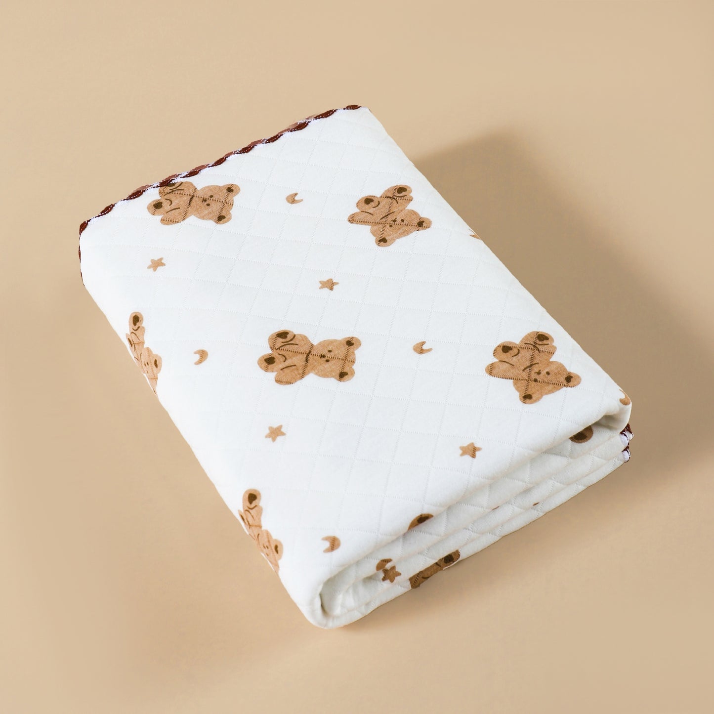 Baby Swaddle Blanket 85x85cm Cotton Newborn Bedding with Animal Prints