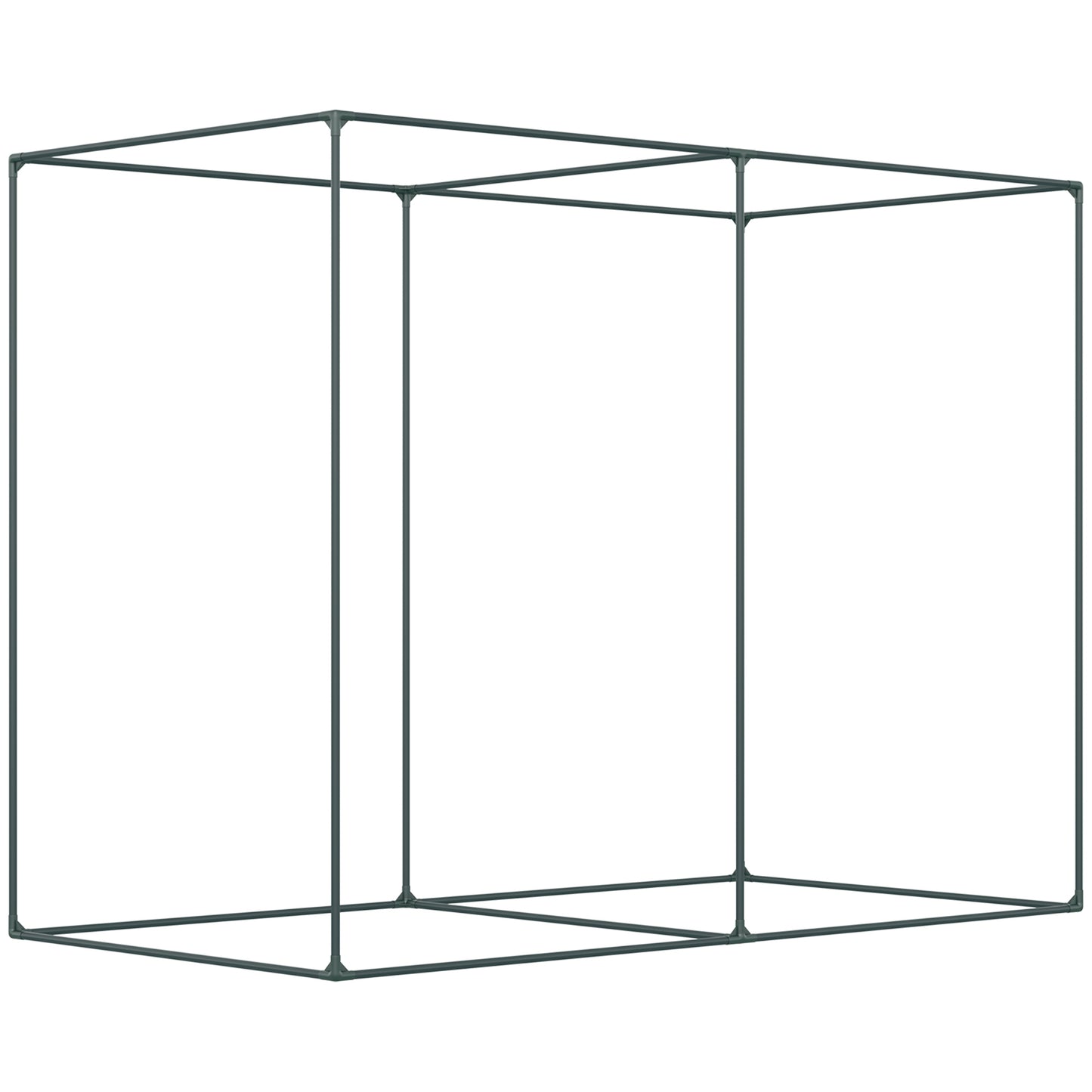 Garden Plant Cage Set - 6 Black 3ft Supports with Stakes & Storage Bag