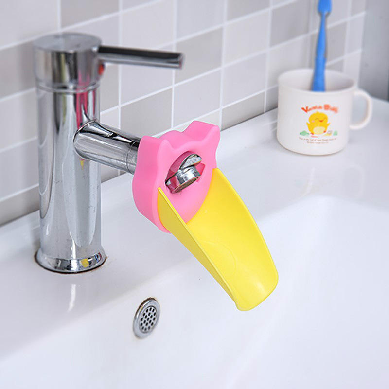 Duckbill Faucet Extender for Kids - Bathroom Sink Hand Washing Aid