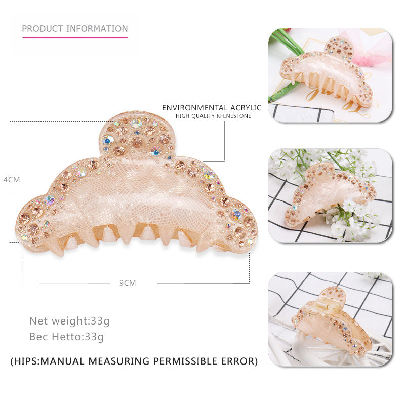 Acrylic Shark Hair Clip - Medium & Large