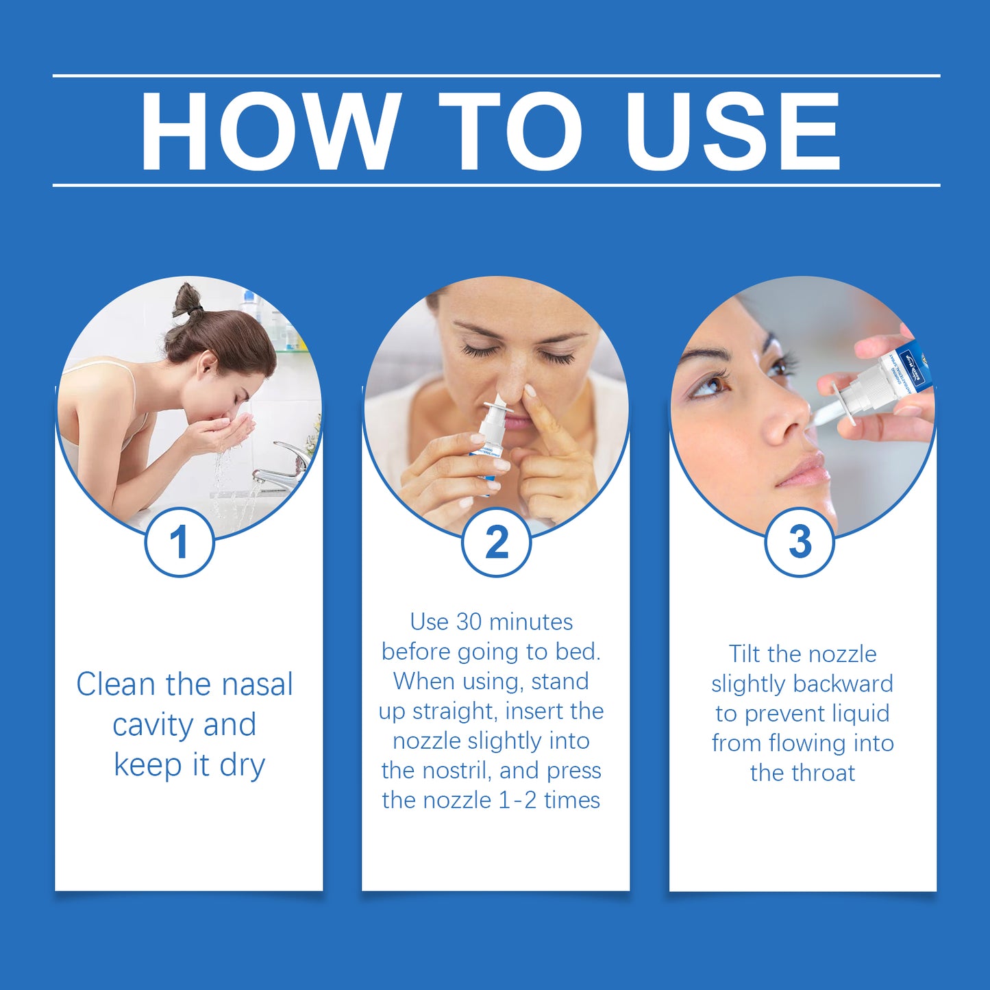 Natural Nasal Snore Relief Spray - 20ml Herbal Sleep Aid