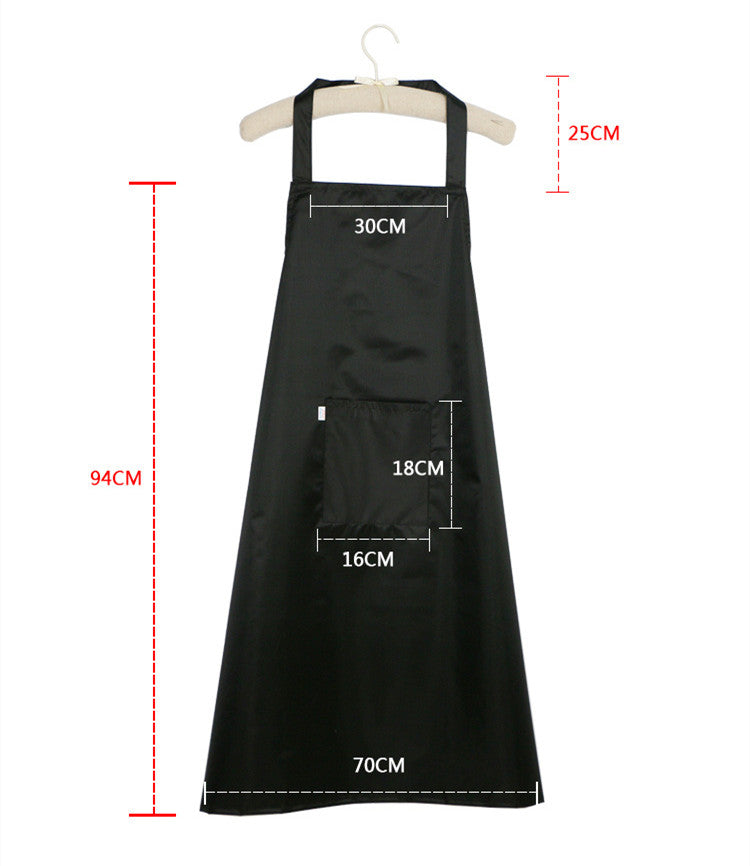Waterproof Chef Overalls with Oil-Proof Solid Color Waterproof Material for Kitchen Cooking