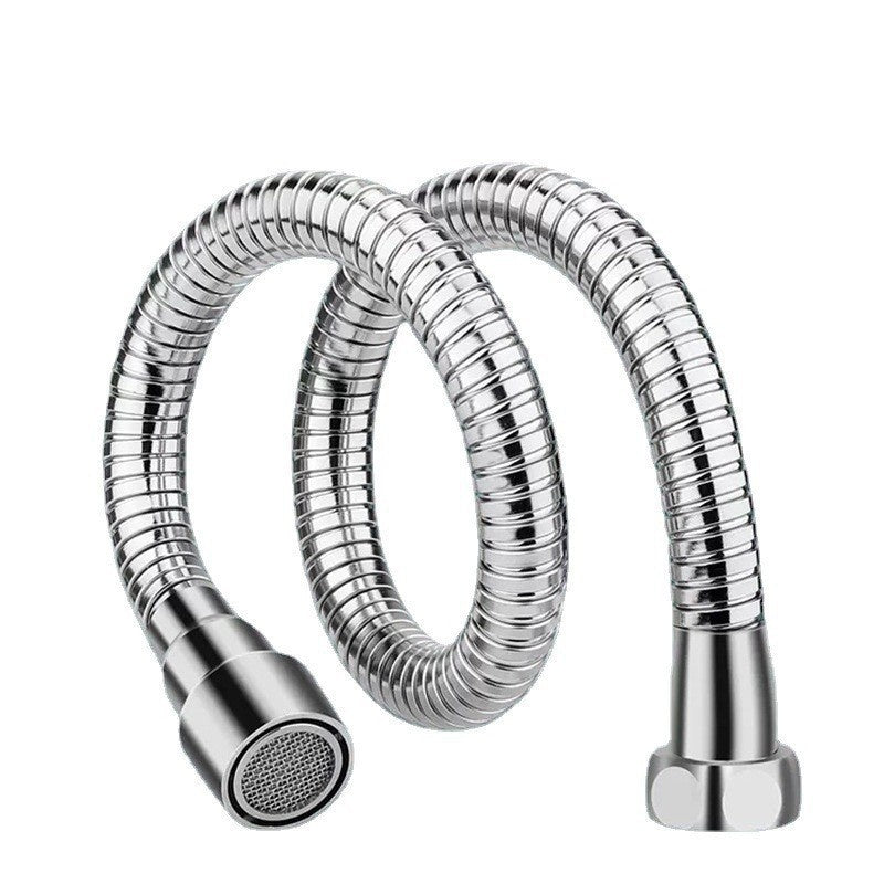 Universal Faucet Extender Water Inlet Pipe Stainless Steel 20cm-50cm
