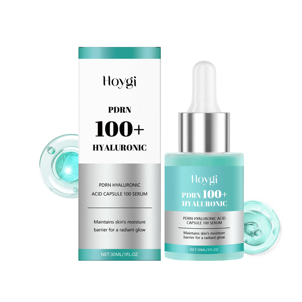 Hyaluronic Acid Moisturizer for Skin Hydration - Blue Green Variant