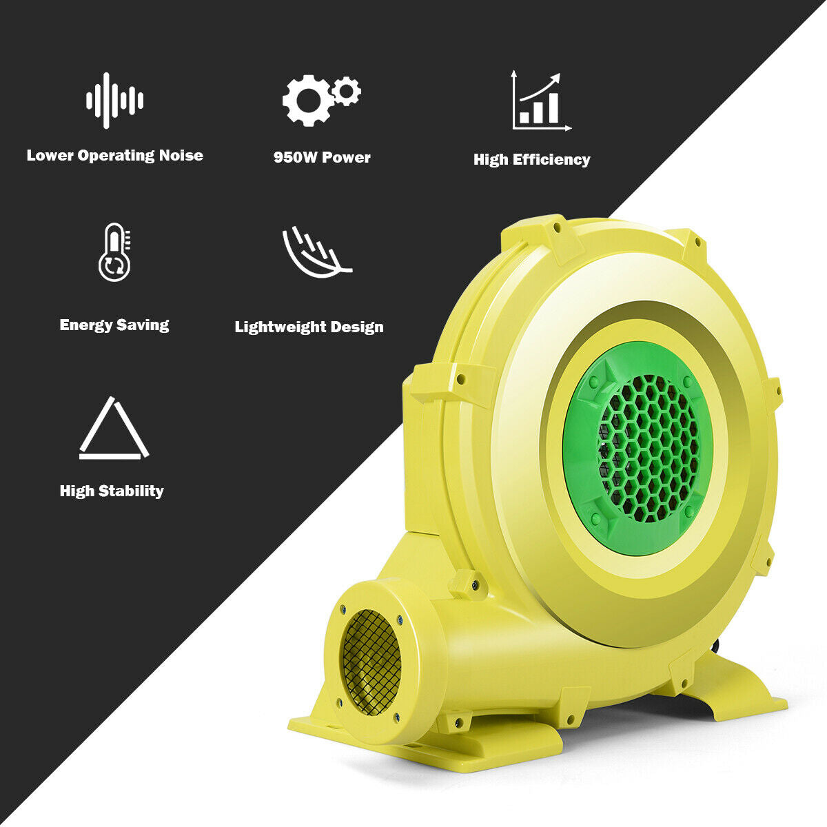 735W Air Blower Pump Fan for Inflatable Bounce Houses