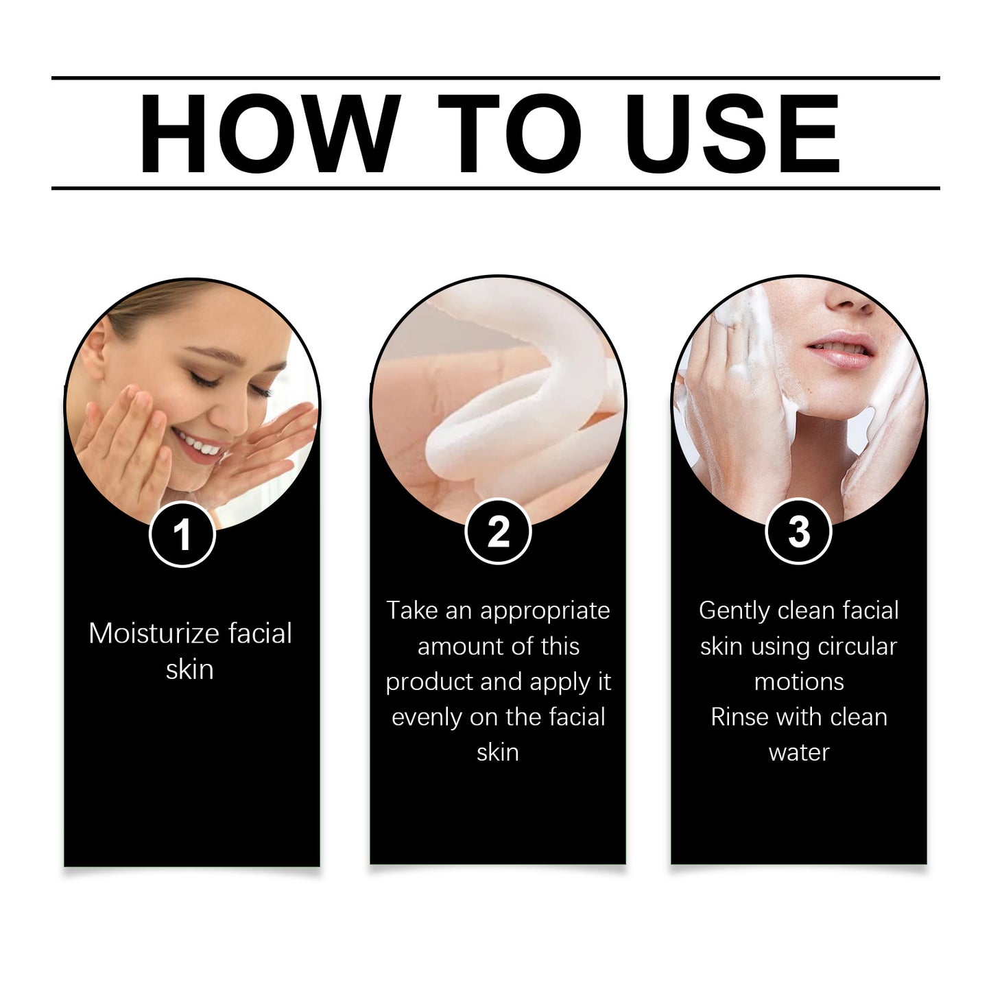 Activated Carbon Facial Cleanser - Gentle Pore Exfoliating Face Wash 100ml