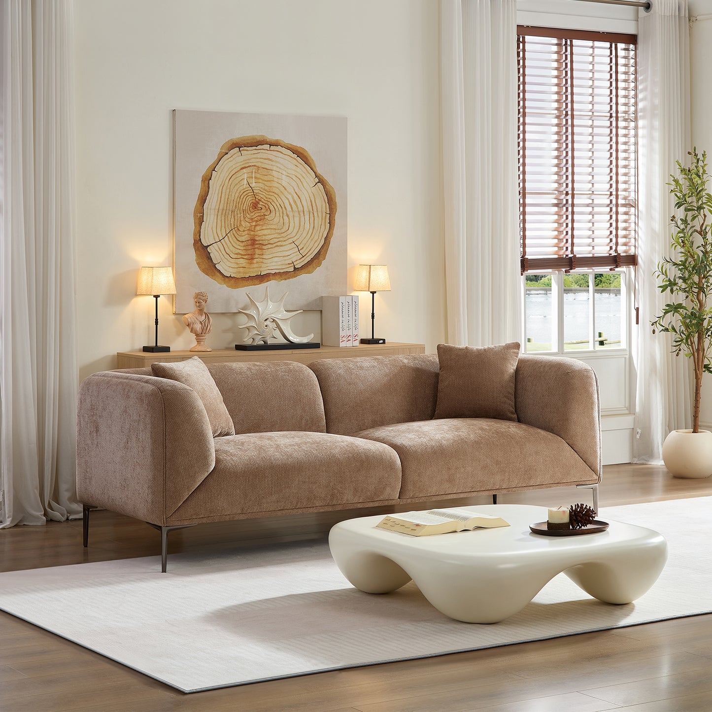 Modern Sofa For Living Room Family Movie Nights & Reading Hours