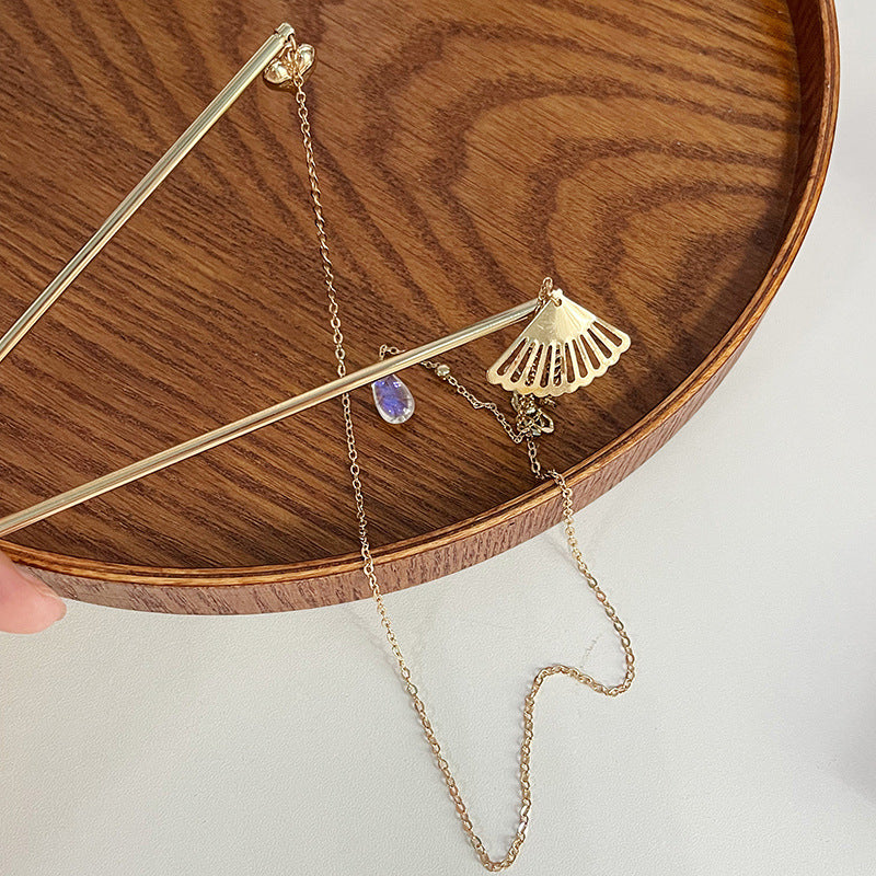 Geometric Hairpin Set Gold - 2 Piece