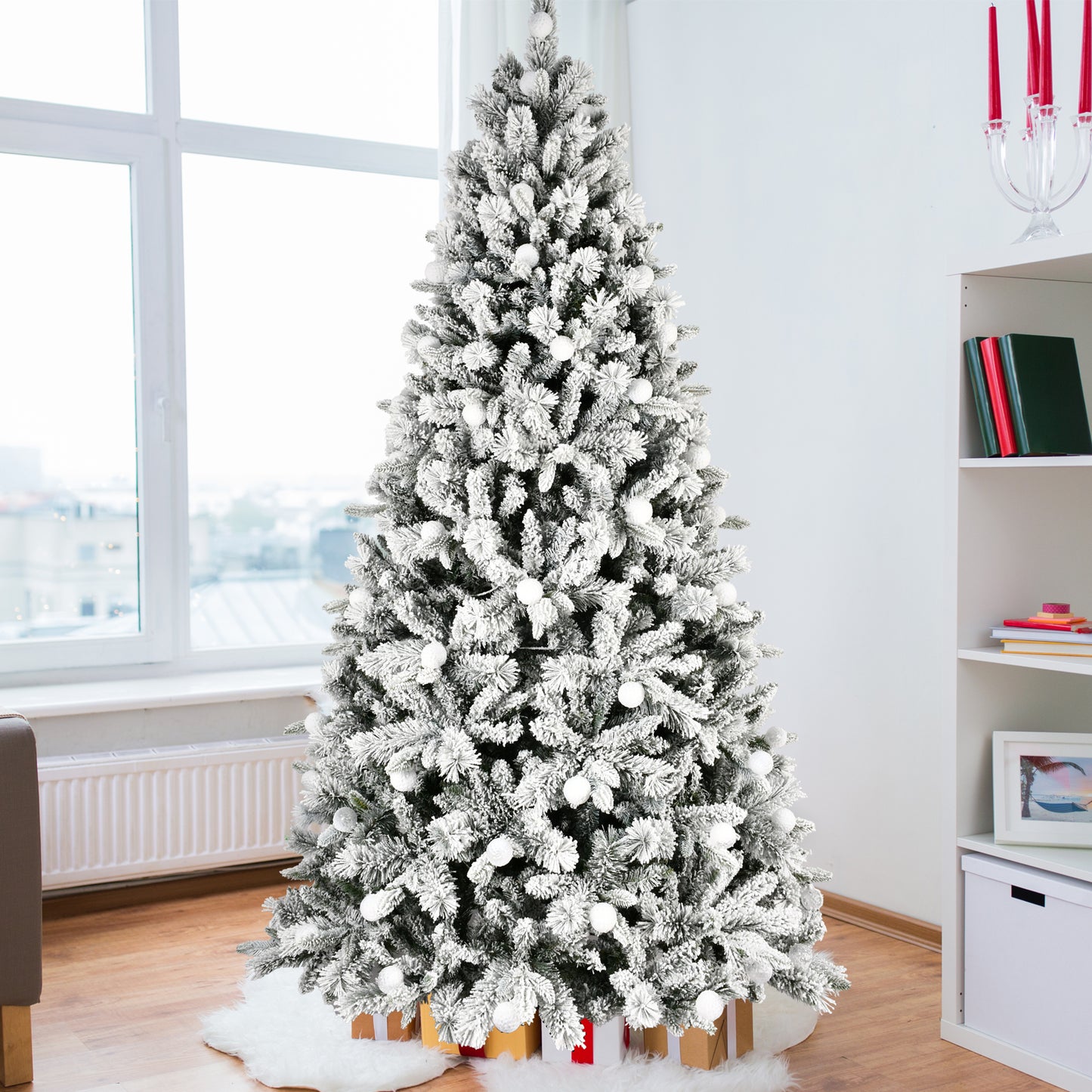 PVC Christmas Tree - Mixed Needle Design, Multiple Heights