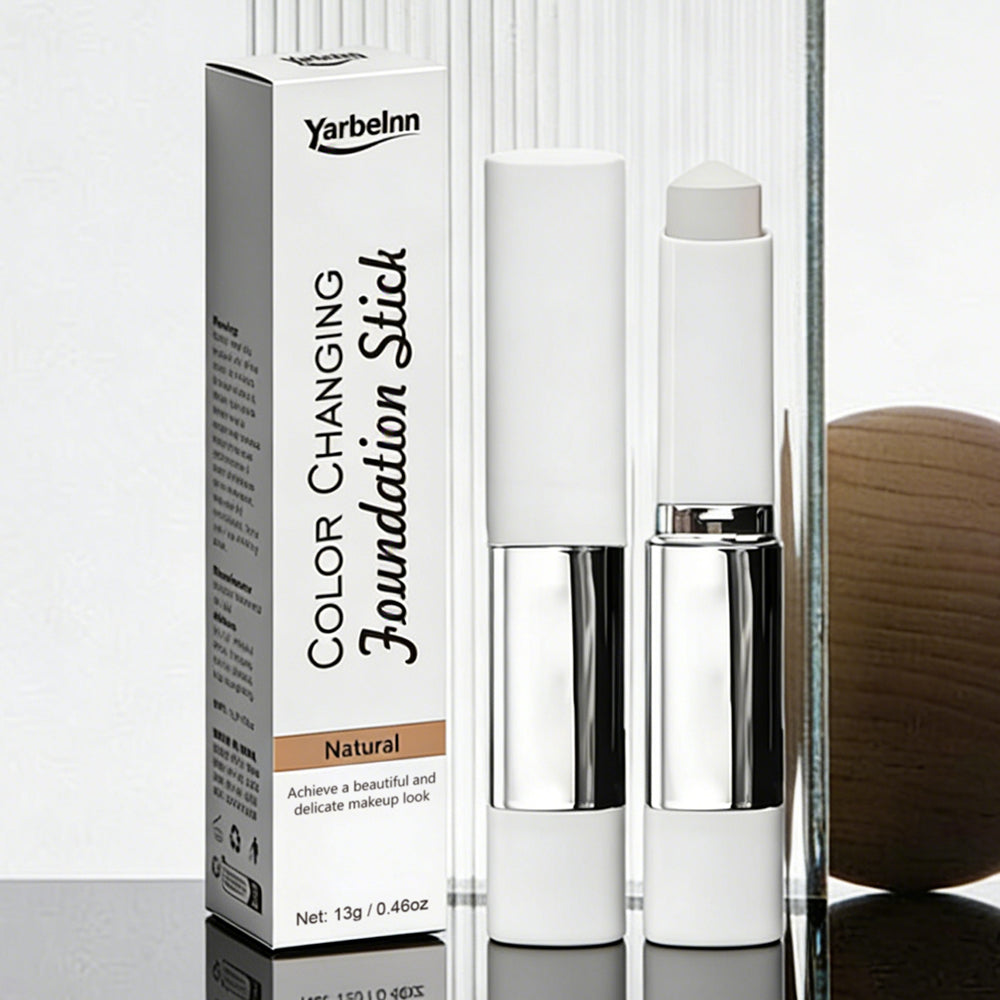 2-in-1 Color Changing Foundation Stick - Moisturizing Makeup 13g
