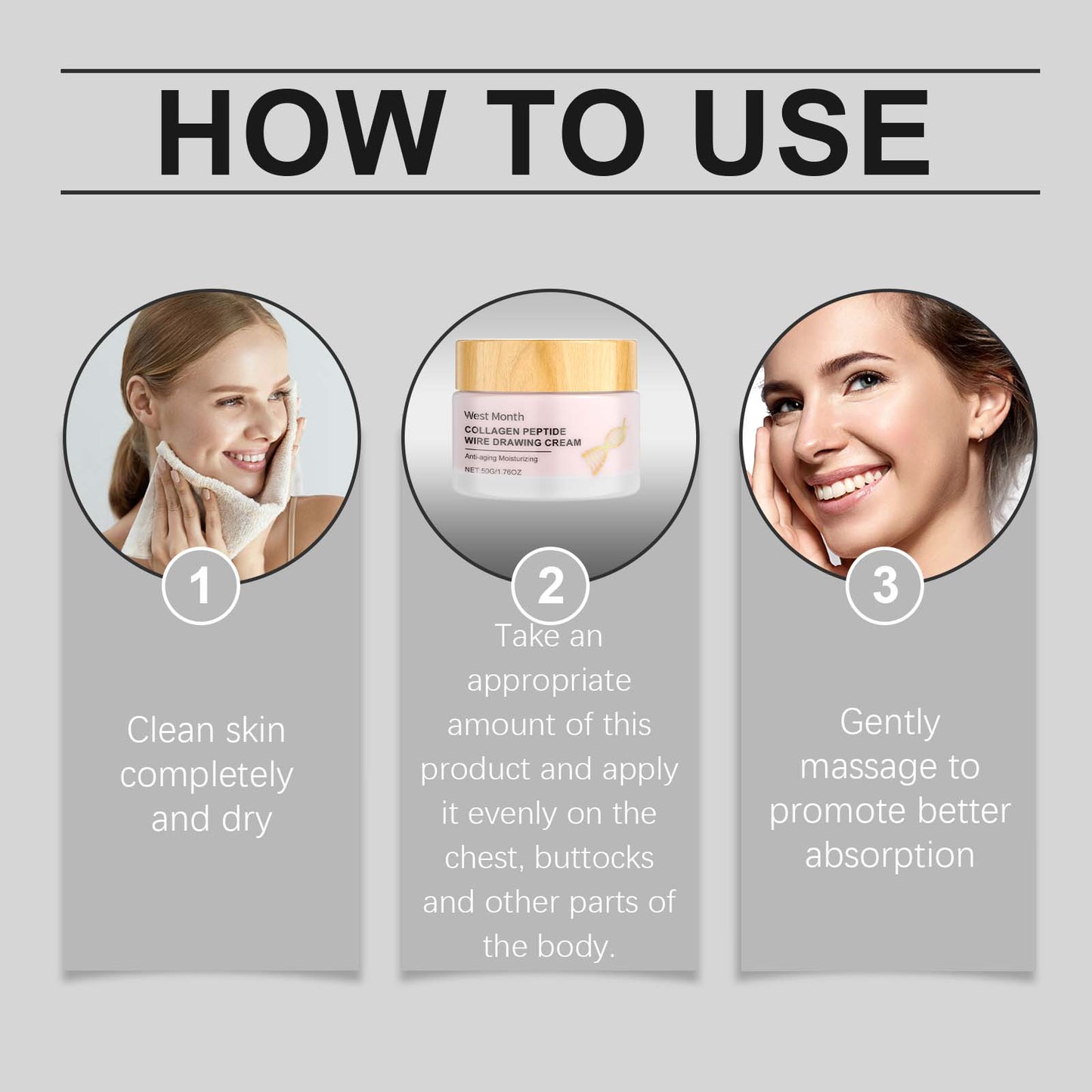 Collagen Polypeptide Firming Cream - Anti-Aging Facial & Body Moisturizer