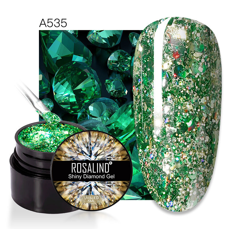 Flashing Diamond UV Nail Polish - 8 Colors
