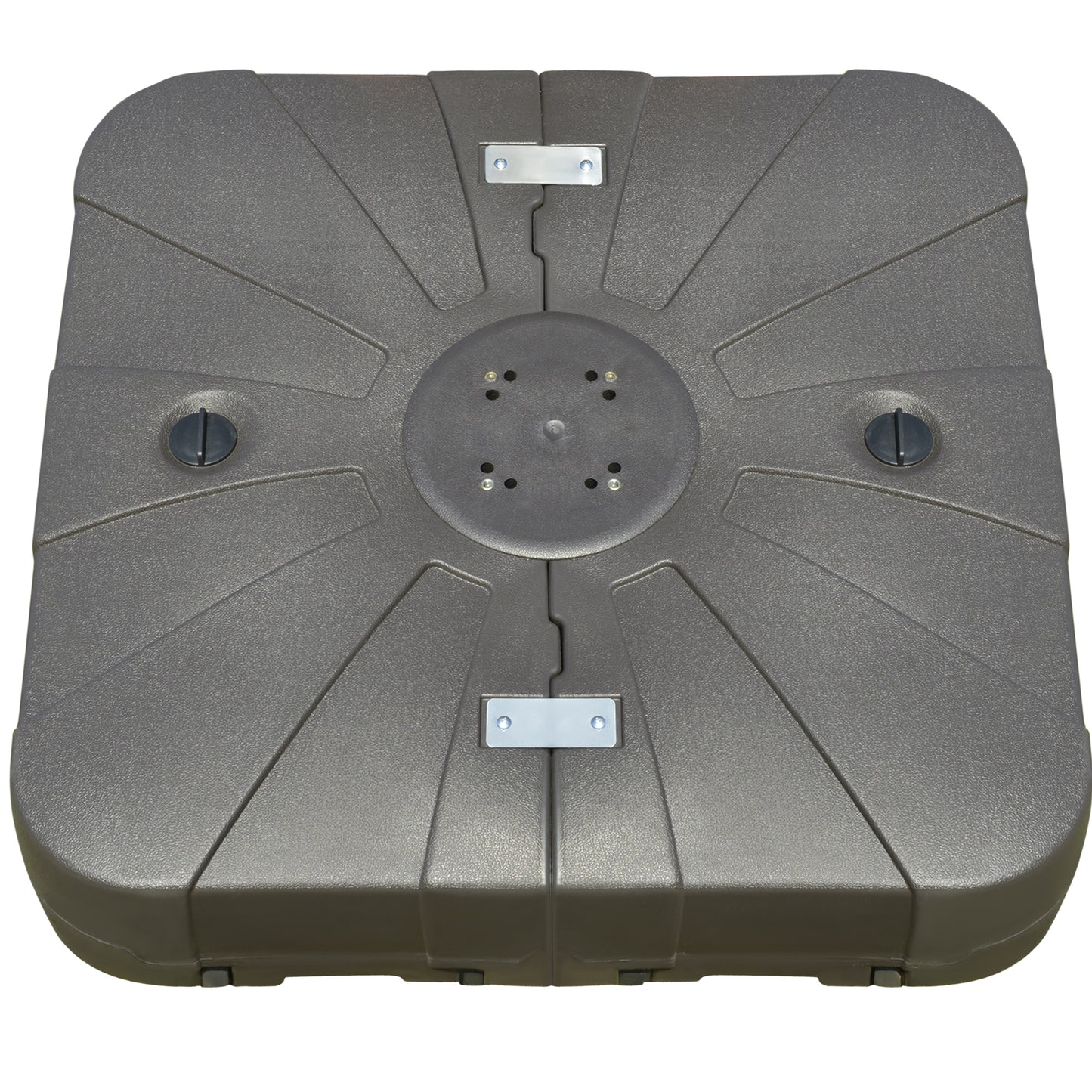Heavy Duty Cantilever Umbrella Base with Wheels - Coffee Brown