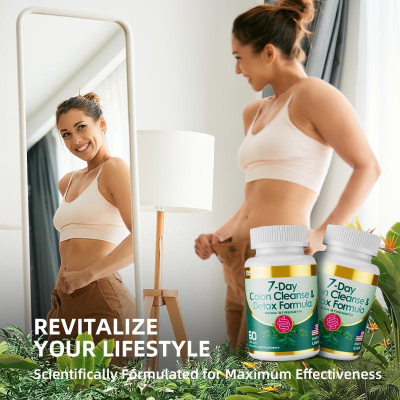 7-Day Colon Cleanse and Detox Supplement Capsules