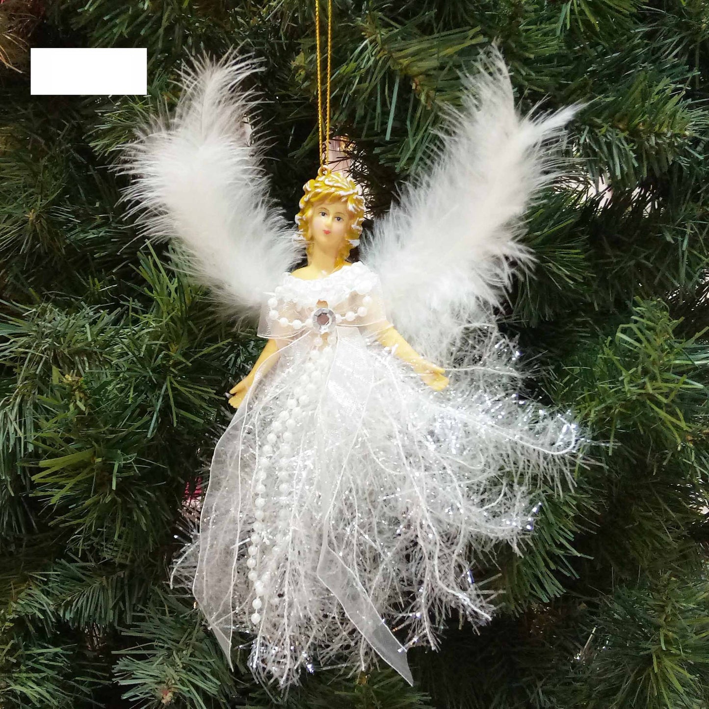 Christmas Angel Plush Doll Pendant Decoration - Festive Holiday Ornament