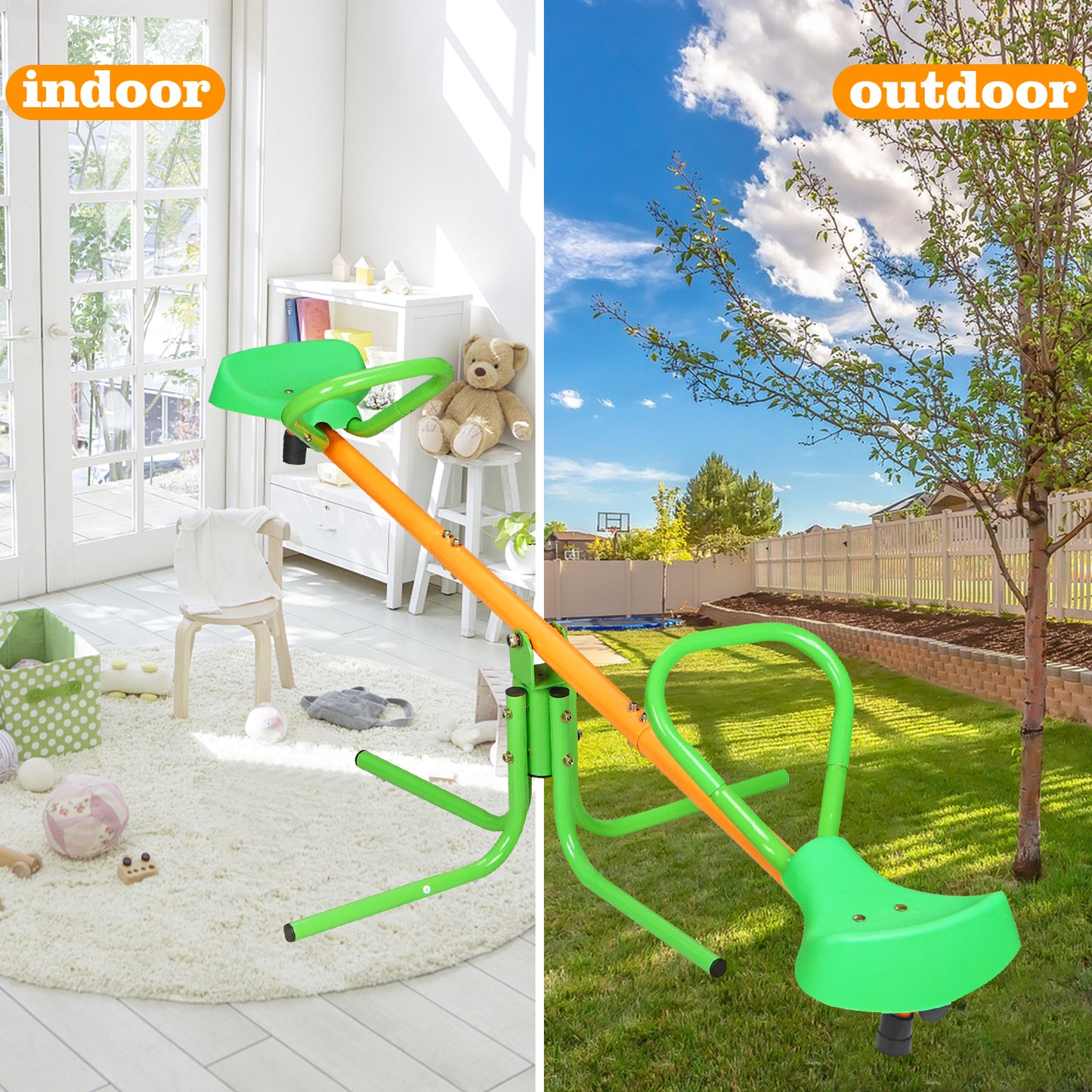 360 Degree Rotating Kids Seesaw - Outdoor Play Equipment
