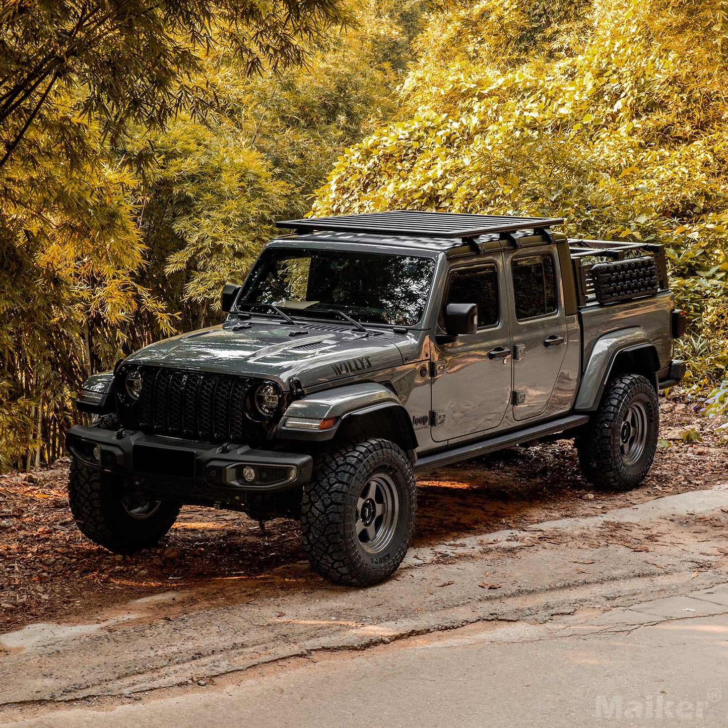 Front & Rear Fender Flares for 2018-2026 Jeep Wrangler JL & JLU - Black