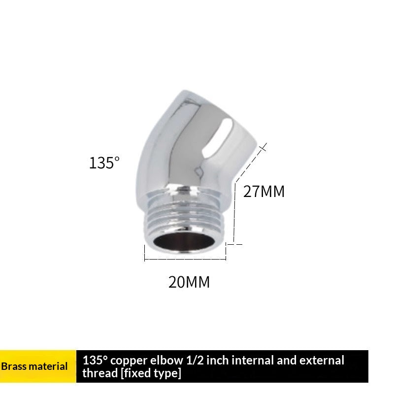 Self-Rotating Anti-Tangle Showerhead Adapter for Bathroom