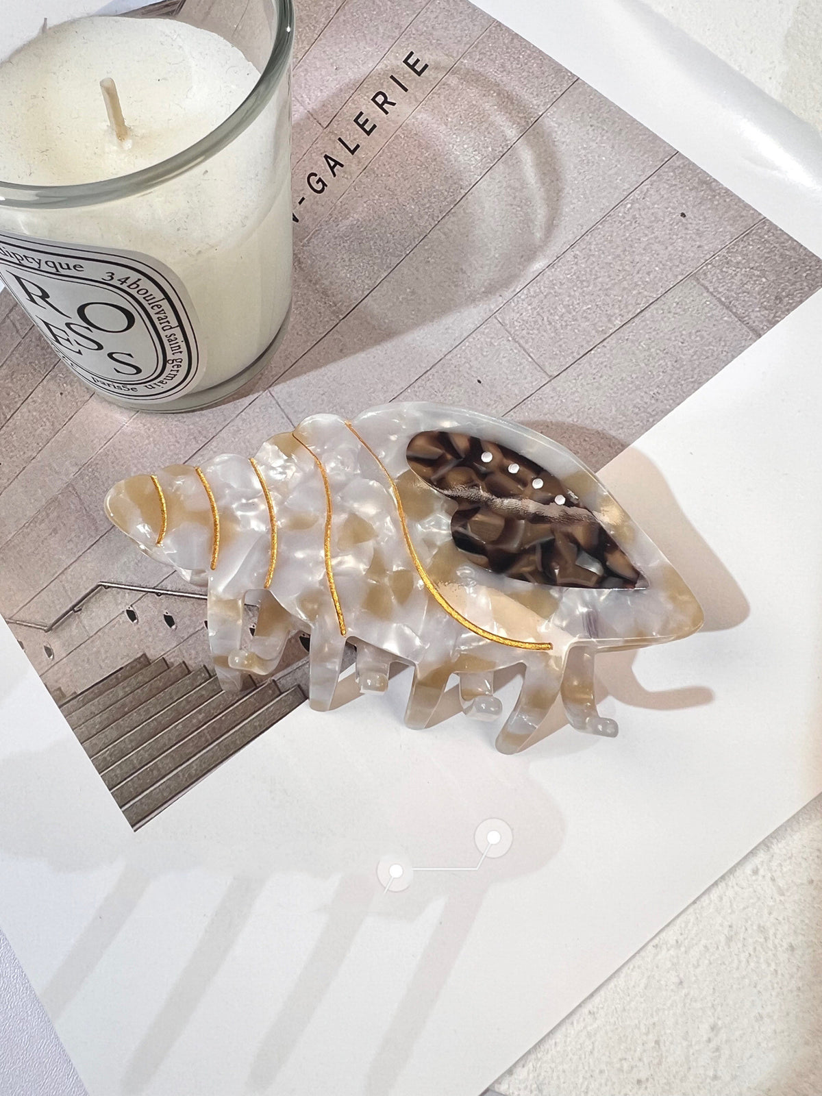 Acetate Hair Clip - Starfish & Conch Designs