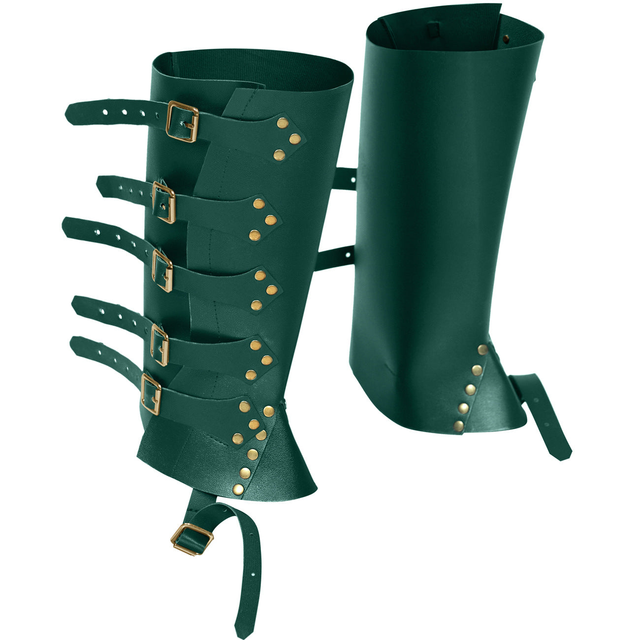Medieval Knight PU Leather Shoe Covers for Fencing - Multiple Colors
